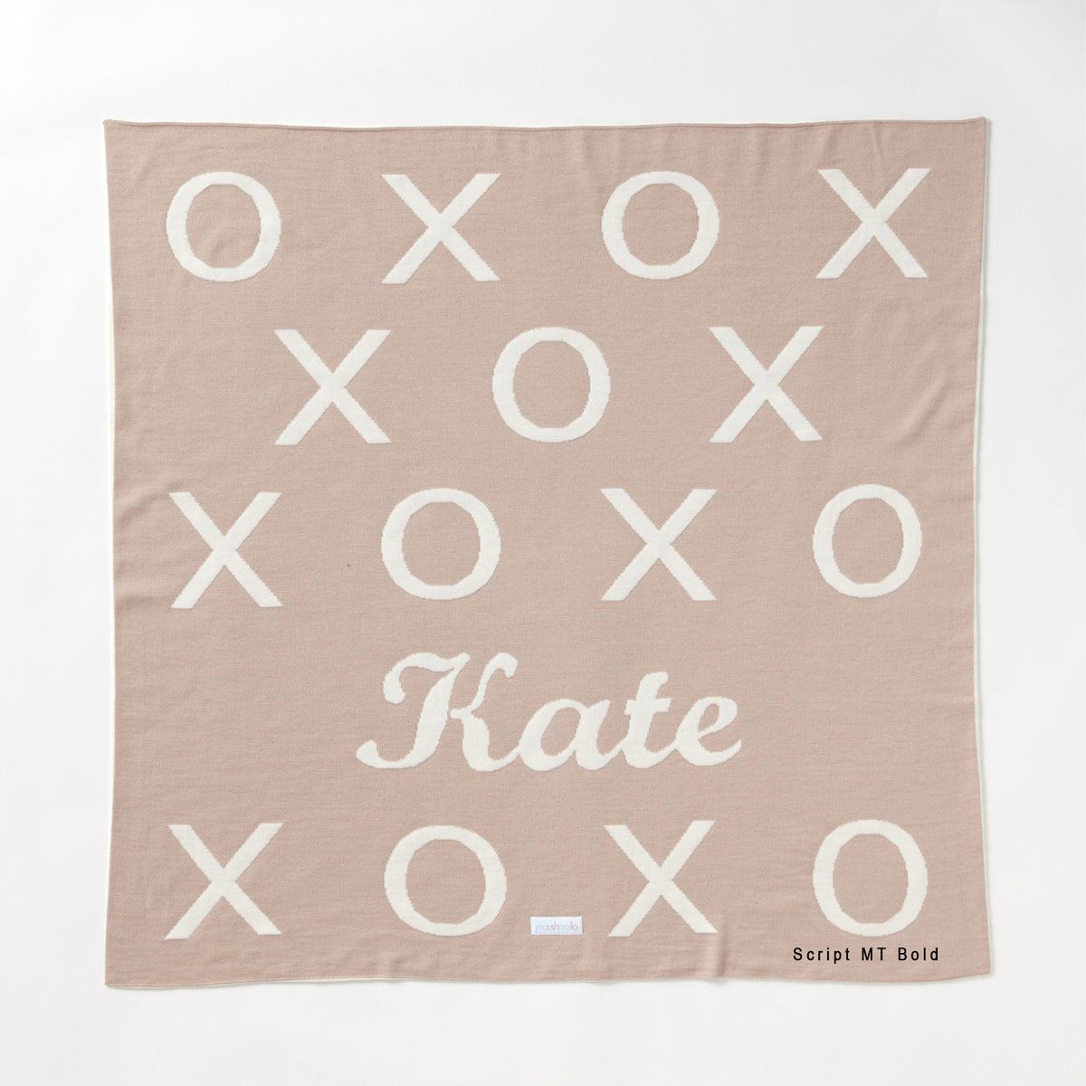 Personalised Name Kisses & Hugs Blanket