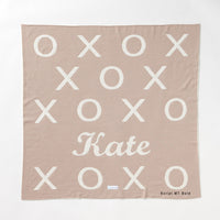 Personalised Name Kisses & Hugs Blanket