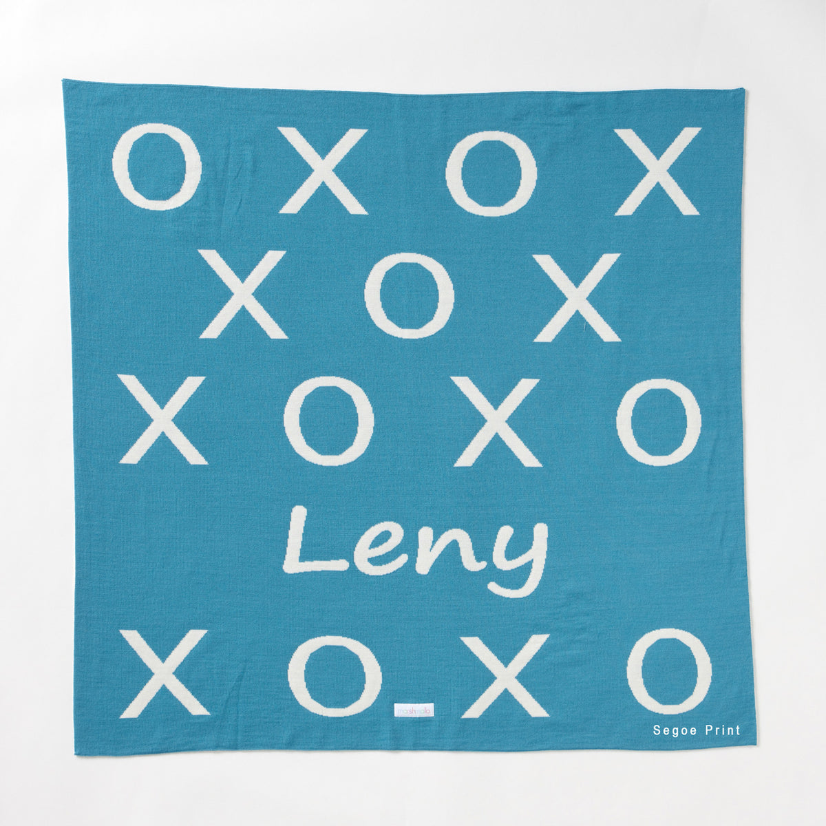 Personalised Name Kisses & Hugs Blanket