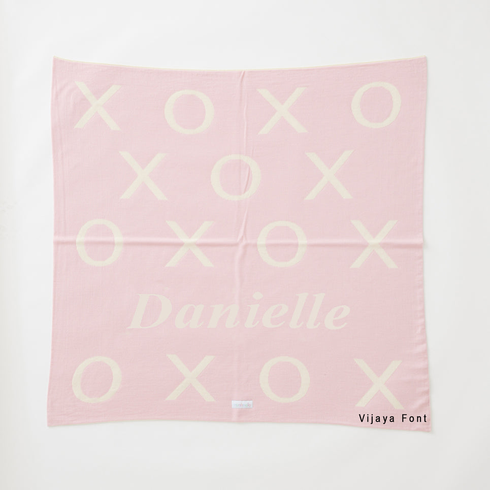 Personalised Name Kisses & Hugs Blanket