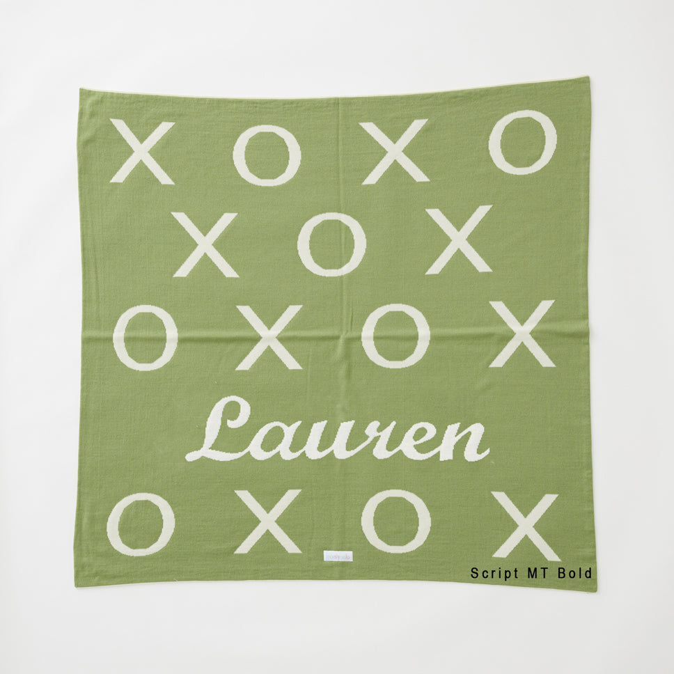 Personalised Name Kisses & Hugs Blanket